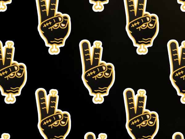 Peace Out Sticker