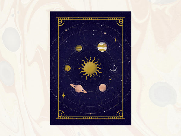 Days of the Week 5" x 7" Archival Art Print