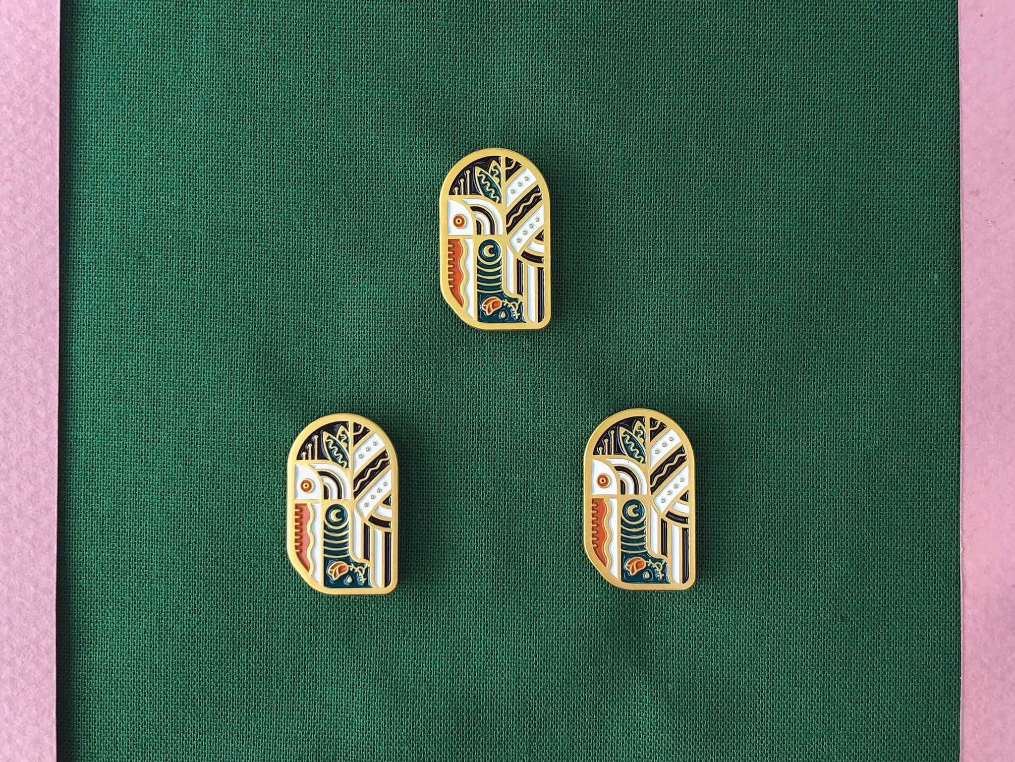 Melancholy Toucan Enamel Pin