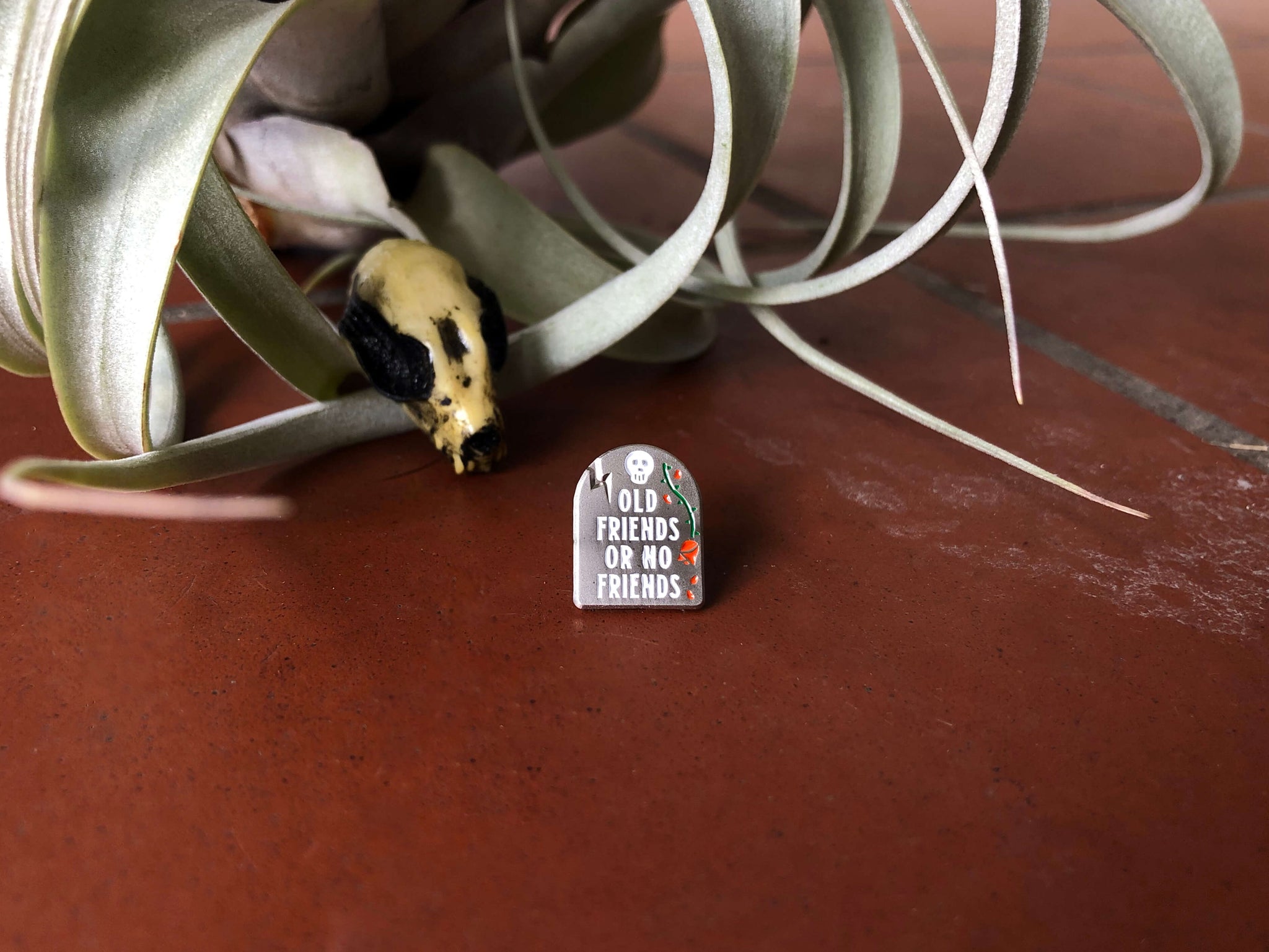 Old Friends or No Friends Enamel Pin
